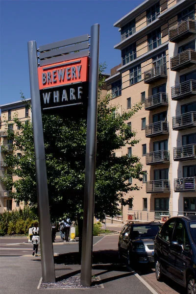 Brewery Warf Totem Sign
